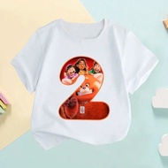 Tersedia dalam stok Pakaian Kanak-kanak Perempuan 1 2 3 4 5 6 7 8 9 Tahun Baju T-Shirt Ulang Tahun B