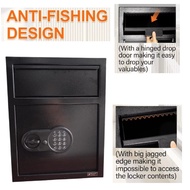 Security Safe Box Keypad Double Lock Bolt Peti Besi Money Smart Safe Box Alarm Money Security Box