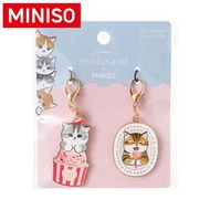MINISO名創優品mofusand【正版授權】雪糕系列金屬掛件(套裝A)