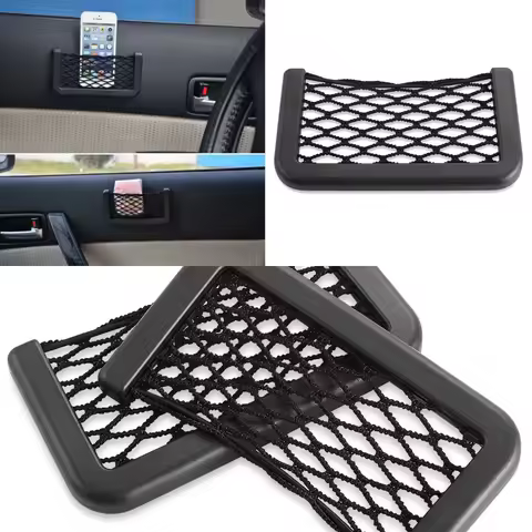 Car Organizer Storage Bag Paste Net Pocket for Alfa Romeo Mito Giulietta 159 GTA Rubber Jacket Bag 5