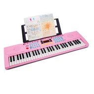 With Microphone Electronic Keyboard 61 Beginner Microphone Keyboard Power Supply Children's Electron