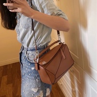 Loewe羅意威焦糖小號puzzle幾何包棕色