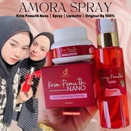 AMORA SPRAY NEW & KRIM PEMUTIH NANO | LIPMATTE AMORA| ORIGINAL HQ 100%