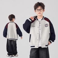 Korean style autumn/winter men's baseballJacket 7 8 9 years old 10 years old 11 years old 12 years o