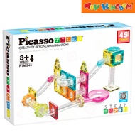 Picasso Tiles 45pcs Mini Diamond Magnetic Marble Run Track Set