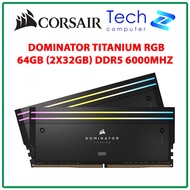 RAM Corsair Dominator Titanium RGB 64GB (2x32GB) DDR5 6000MHz Black (CMP64GX5M2B6000C30)
