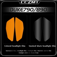 For KTM DUKE790 DUKE890 790 Duke 890 Duke Headlight film dashboard transparent protective film modif