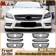 XVIP For Mercedes Benz CLS-Class W218 CLS350 CLS500 CLS550 12-14 GTR Style Bumper Grille Diamonds St