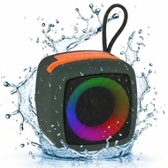 FZ Bluetooth Speaker, Portable Bluetooth Speakers with RGB Lights, 360° HD Sound,Support TF Card, fo