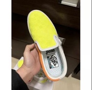 全新正品 VANS 聯名Penn uk3.5 22.5cm 螢光黃 懶人拖鞋 潮流單品 Slip on 周湯豪 GD 懶人鞋 布希鞋