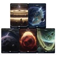 MTG Unfinity - Orbital Basic Lands Non Foil