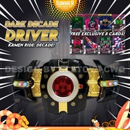 [DX] Kamen Rider Dark Decade Driver Transformation Belt Henshin Cosplay Decade Dark Black Gold