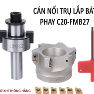 C-FMB cylindrical connecting shank 22/27/32mm to install milling bowls from 50mm to 125mm. High qual