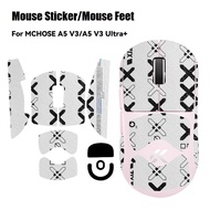 Anti-Slip Mouse Sticker For MCHOSE A5 V3‌/A5 V3 Ultra+ Grip Tape Mouse Feet Skate For A5V3‌ A5V3Ultr