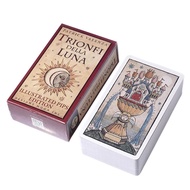 Trionfi della Luna Tarot 78 Card Deck with PDF Guidebook Fortune Telling Card Game Travel Cersion Re