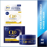 NIVEA Q10 Power Anti Wrinkle Night Cream / Day Cream 50ml