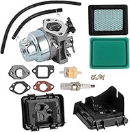 Carburettor and Spark Plug Air Filter Kit for Honda GCV160 GCV135 Lawnmower Engine HRR216 HRS216 Rep