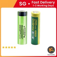 18650 Lithium Battery 2500mAh 3400mAh 3.7V
