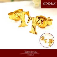 GDORA Gold Earring Paku 916
