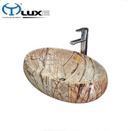 Chậu Lavabo vân đá cao cấp LUXE C105