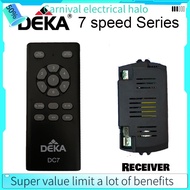 Electrical Parts& ☝DEKA Ceiling Fan 7 Speed Remote Control and PCB Board (DC7)(for DC Motor Ceiling 