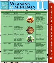 Vitamins &amp; Minerals Il (Speedy Study Guides) Speedy Publishing