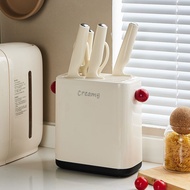 Dopamine Scandi Knife Organizer | Minimalist Countertop Drainage | Chic Home Decor