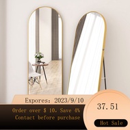 NEW Dressing Mirror Full-Length Mirror Floor Mirror Home Wall Mount Wall-Mounted Full-Length Mirror Girls' Bedroom Thr