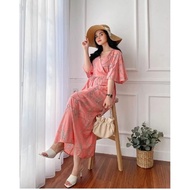 BAJU DASTER DRESS KIMONO PIYAMA KAREEN SERUT DADA TIDUR REMAJA WANITA TALI SAMPING KANAN KIRI BUSUI 