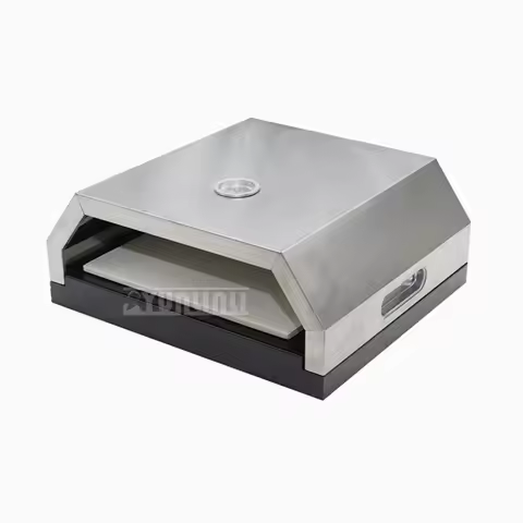 Stainless Steel Home Pizza Oven With Thermometer Outdoor Camping Oven Pizza/food Grill Charcoal/gas 