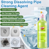 Powerful Drain Cleaner Liquid/Kitchen Pipe Unclogger Clog Remover for Kitchen Sinks, Bathroom Pipes 