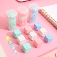 Cute Motif Eraser Mini Dice Eraser Cute Jar Eraser