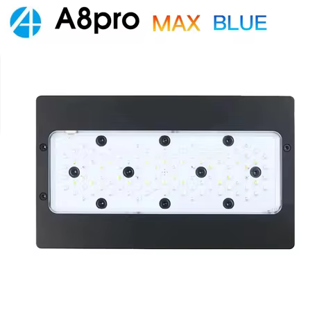 A8 Pro II Max/Blue 240W Full Spectrum WiFi Marine Aquarium Light Crees LED 8-Channels for LPS/SPS Sa