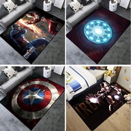 The Avengers Super Hero Captain America Carpet Iron Man Lounge Rug Spiderman Bedroom Bedside Rug Spi