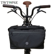 TWTOPSE British Flag S Bag For Brompton Folding Bike Waterproof Bicycle Pannier Luggage Basket Rainproof Cover S Bags For 3SIXTY PIKES Cycling Toolkit Laptop Bag Basket