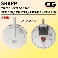 ESV1015 / ESV1215 / ESV1415 / ESV1615 SHARP Water Level Pressure Sensor Switch Washing Machine 2 PIN