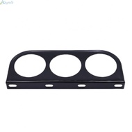 [ANGELA]Black 52MM Mount Bracket for Dashboard Gauges Iron Single Double Triple Hole Fit