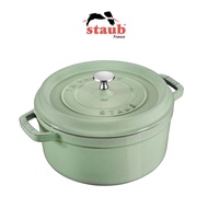 STAUB Cast Iron Cocotte - Sage Collection