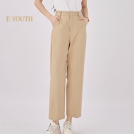 Eyouth 10136 women high waist pants long pants for office work