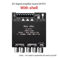 Ziqqucu ZK-APTX1วอลคอมม์บอร์ดเครื่องขยายเสียงดิจิตอล BT 100Wx2 2.1ช่อง + ซับวูฟเฟอร์200วัตต์ชิป QCC3