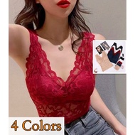 Crop Top Sando For Women  Soft Lace  Removable Padded Cups Sando Crop Top Plus Size Crop Top Plus Si