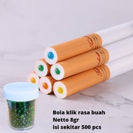 BOLA BOLA KLIK RASA BUAH APEL MINT KEMASAN 8 gr ISI SEKITAR 350-400 BUTIR