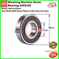 Heavy Duty 6203-2RZ Washing Machine Drum Bearing