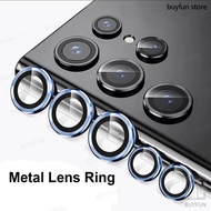 Camera Lens Protector for Samsung Galaxy S23 Ultra S23+ plus 23Ultra Metal Ring Tempered Glass Camer