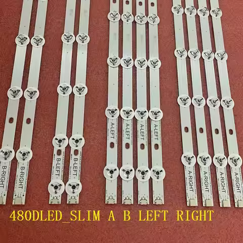 LED Strip For Panasonic 480DLED_SLIM A B TX-48CX350 TX-48CX350B TX-48CX400E TX-48CX400B TX-48S3653DB