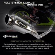 Y15 Cardinals racing exhaust ekzos full system stainless steel ARRC 32mm & 32-35MM