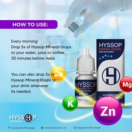 Health Depot Pinas Hyssop Mineral Eye drops (15ml) | 100% Authentic Eye Care High Grade Mineral COD