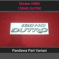 Sticker stiker Hino 130HD DUTRO