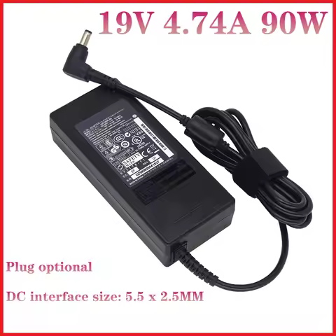 19V 4.74A 90W 5.5*2.5mm Laptop AC Adapter Power Supply Charger For Asus K501UX Q550L A450VC K751L X5