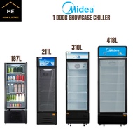 Midea 187L / 211L / 310L / 418L Upright Showcase Chiller MDRZ263FGG30 / MDRZ304FGG30 / MDRZ433FGG30 